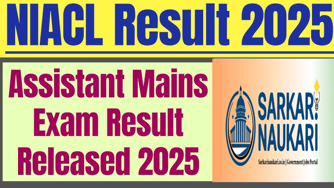 NIACL Assistant Mains Result 2025