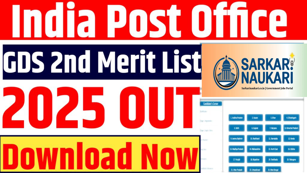 India Post GDS January 2025 Second Merit List