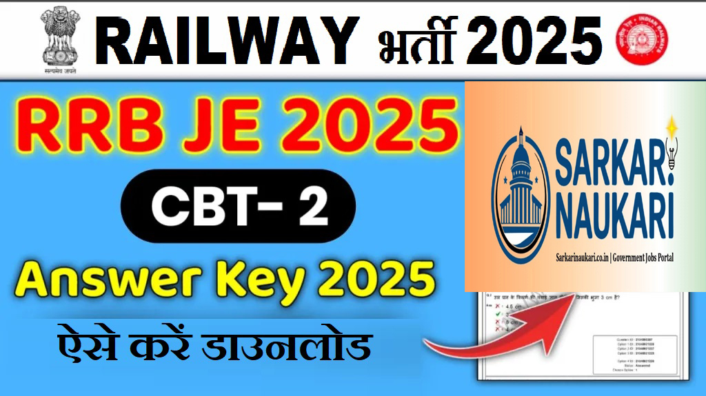 Railway RRB Junior Engineer Stage II Answer Key 2025