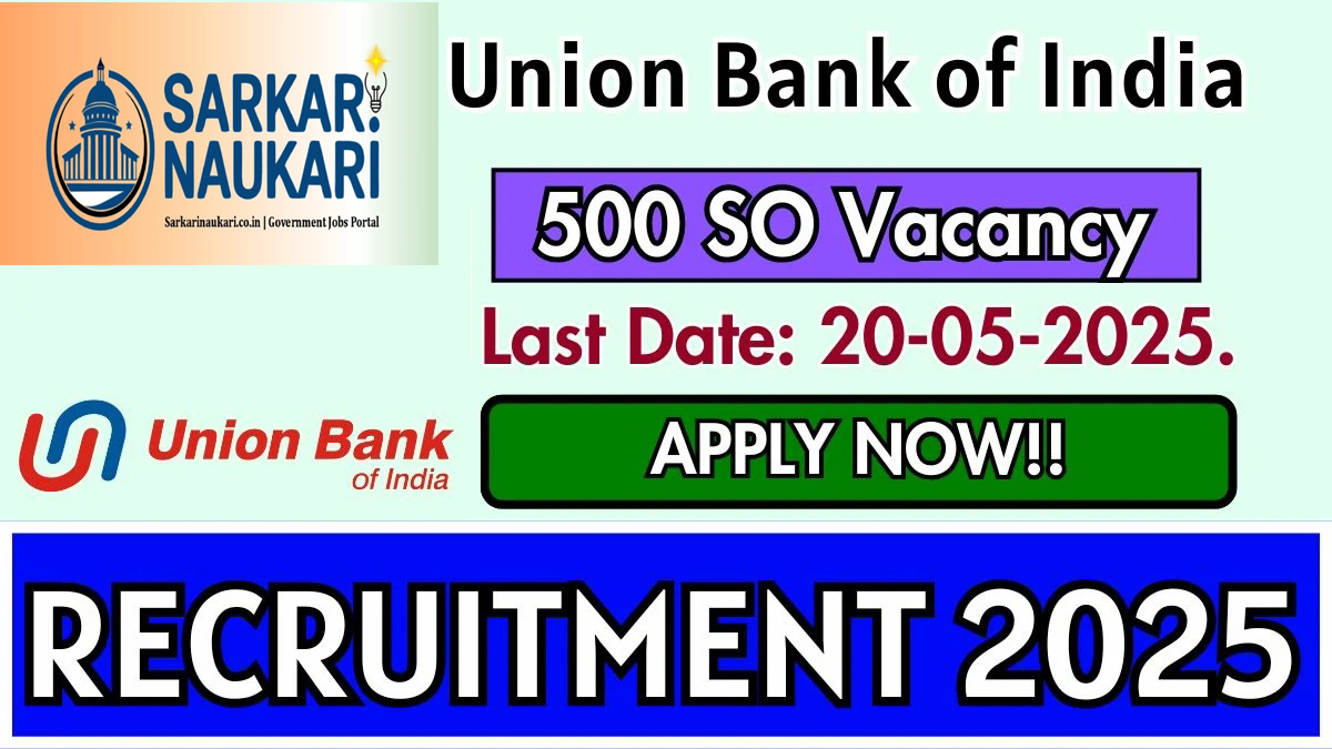 Union Bank of India Assistant Manager Online Form 2025