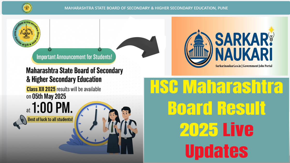 Maharashtra Board HSC Class 12th Result 2025