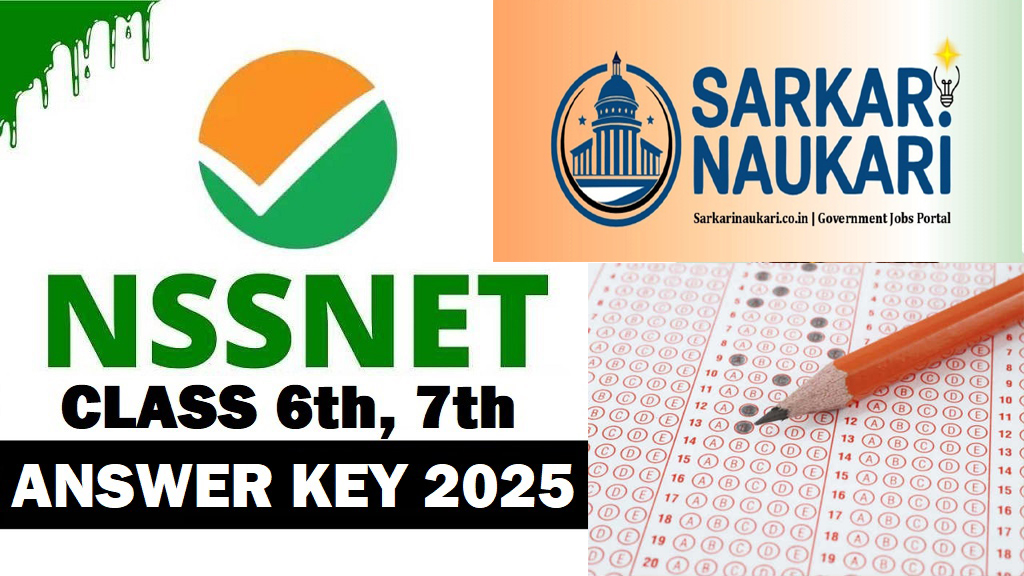 NTA NSSNET 2025 Answer Key