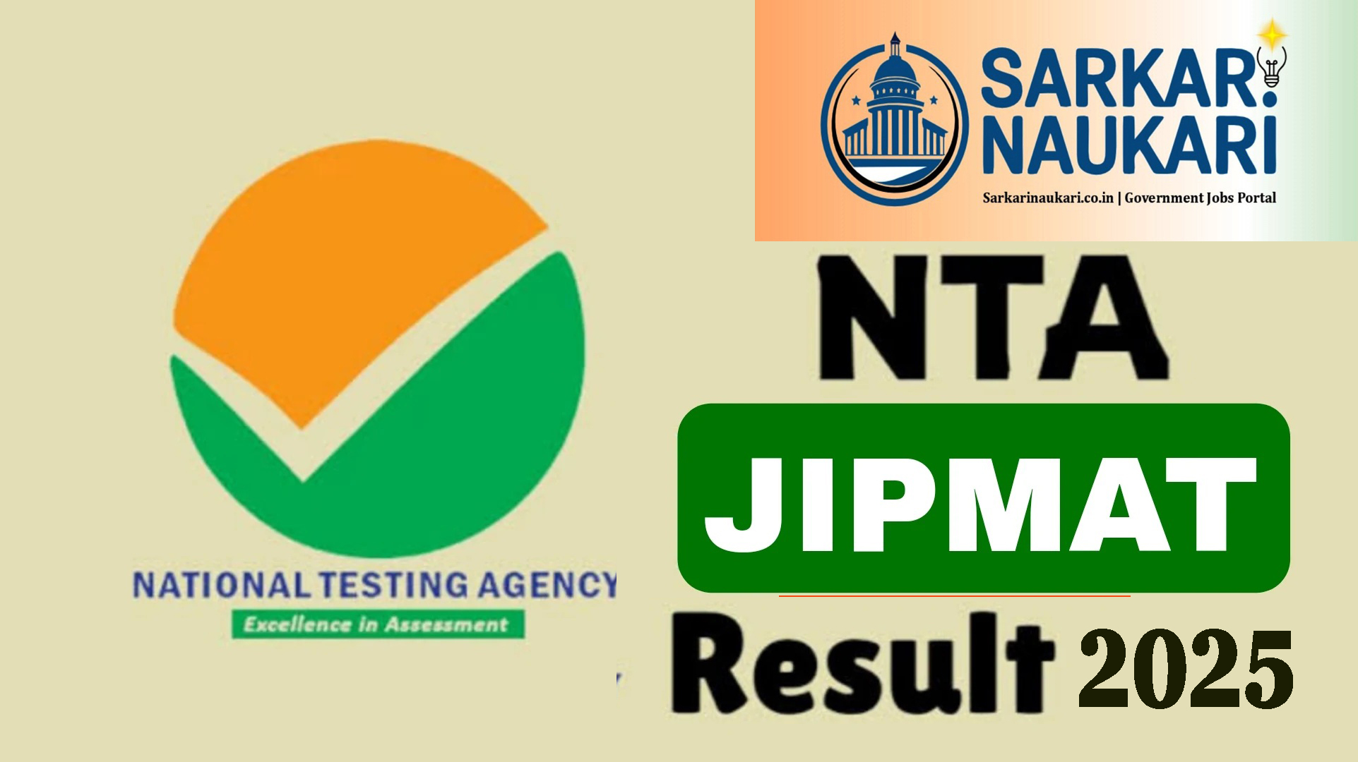 NTA JIPMAT 2025 Result