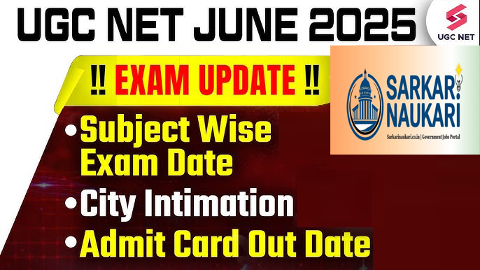 NTA UGC NET June 2025 Subject Wise Exam Date