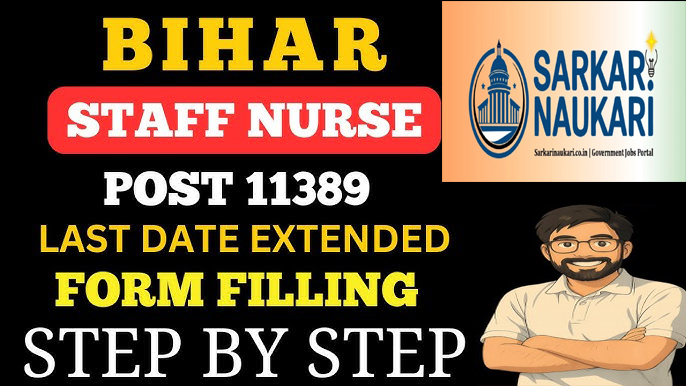 Bihar BTSC Staff Nurse Online Form 2025 Extended