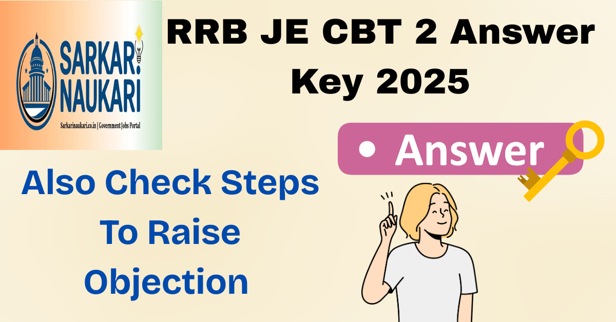 Railway RRB Stage II Exam Answer Key 2025